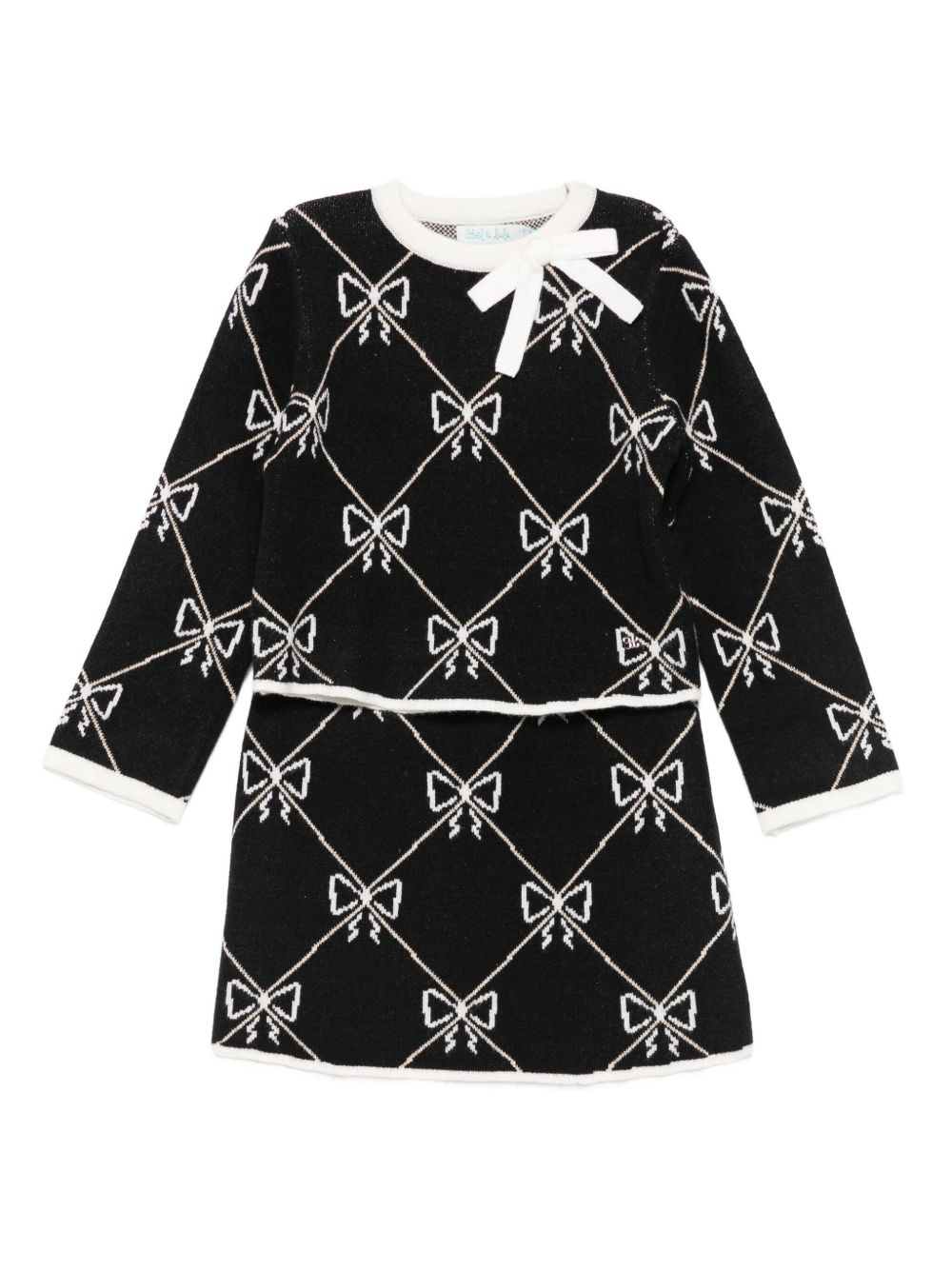 Completo nero per bambina 5538 008 Abel & Lula 