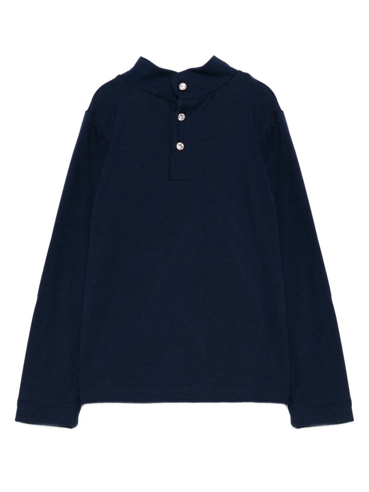 T-shirt blu scuro per bambina 5607 060 Abel & Lula 