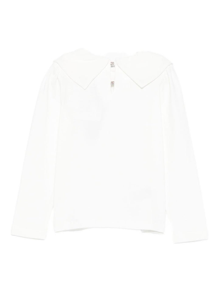 T-shirt bianca per bambina 5610 006 Abel & Lula 