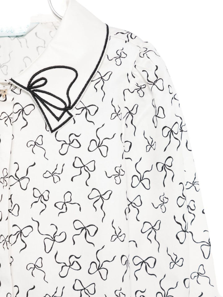 Camicia bianca per bambina 5613 003 Abel & Lula 