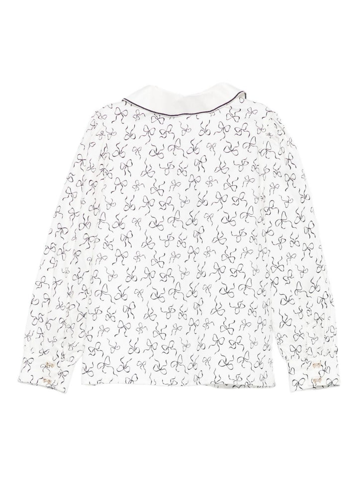 Camicia bianca per bambina 5613 003 Abel & Lula 