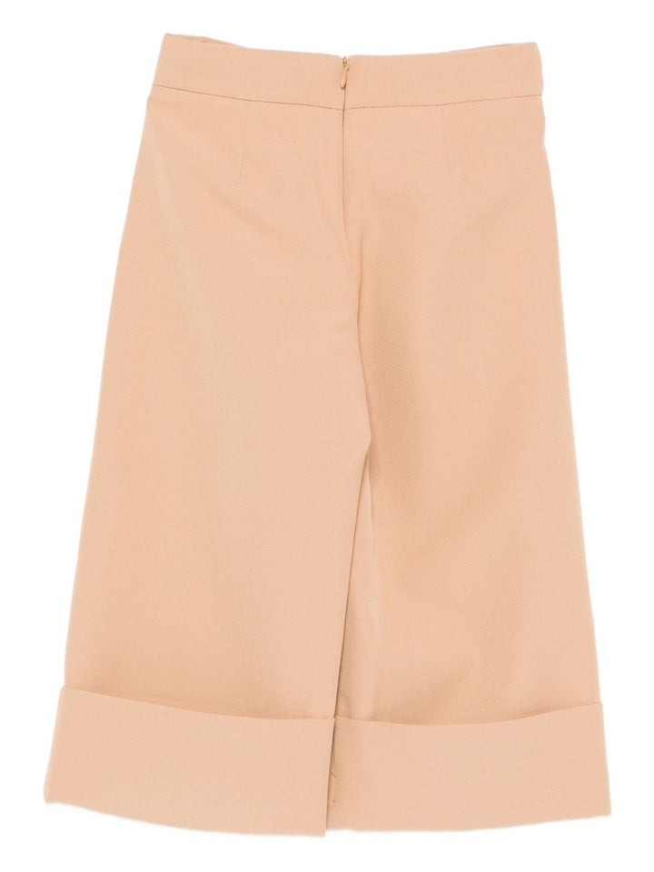Pantalone marrone cammello per bambina 5724 007 Abel & Lula 