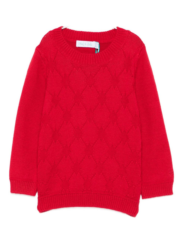 Maglione rossa per neonata 5803 002 Abel & Lula 