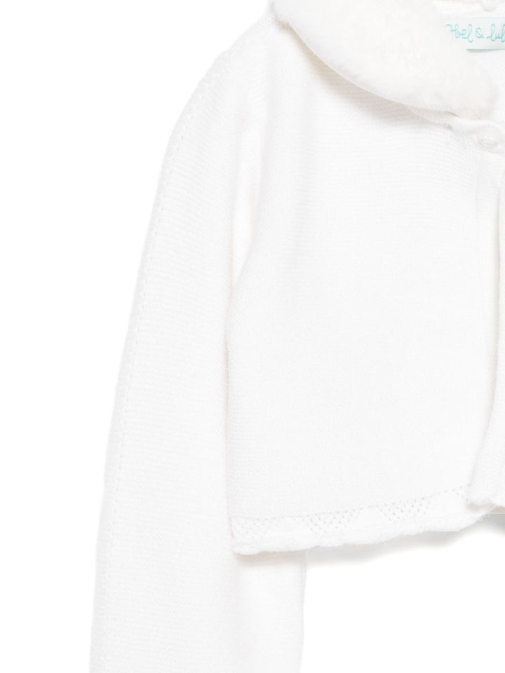 Cardigan bianco per neonata 5817 010 Abel & Lula 