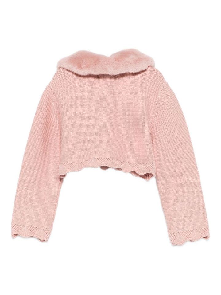 Cardigan rosa petalo per neonata 5817 011 Abel & Lula 