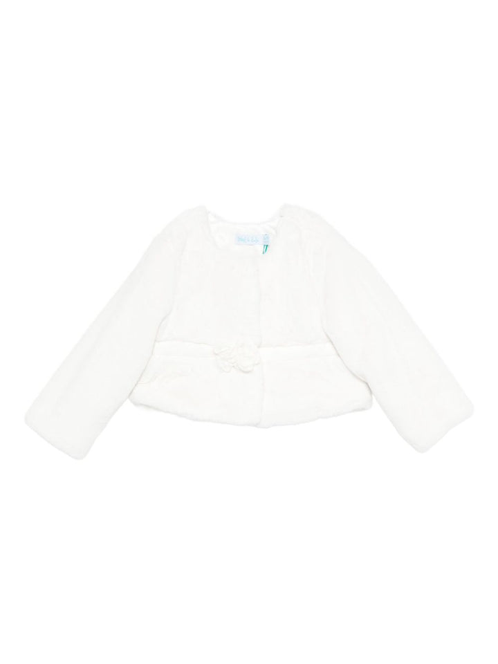 Cappotto bianco sporco per bambina 5818 015 Abel & Lula 