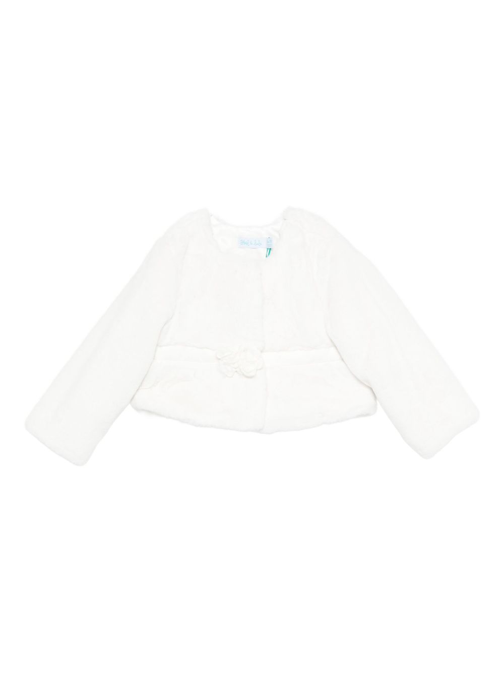 Cappotto bianco sporco per bambina 5818 015 Abel & Lula 