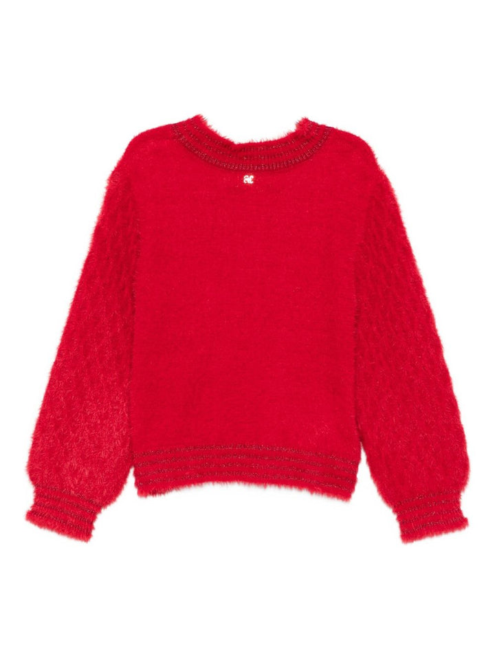 Maglione rossa per bambina 5827 071 Abel & Lula 