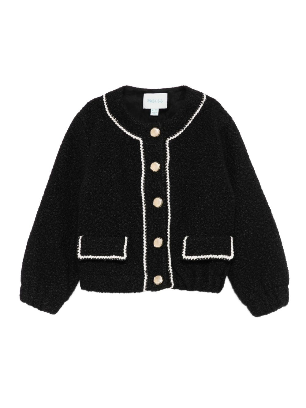 Giacca nero per bambina 5843 008 Abel & Lula 