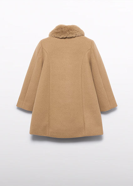 Cappotto marrone chiaro per bambina 5846 094 Abel & Lula 