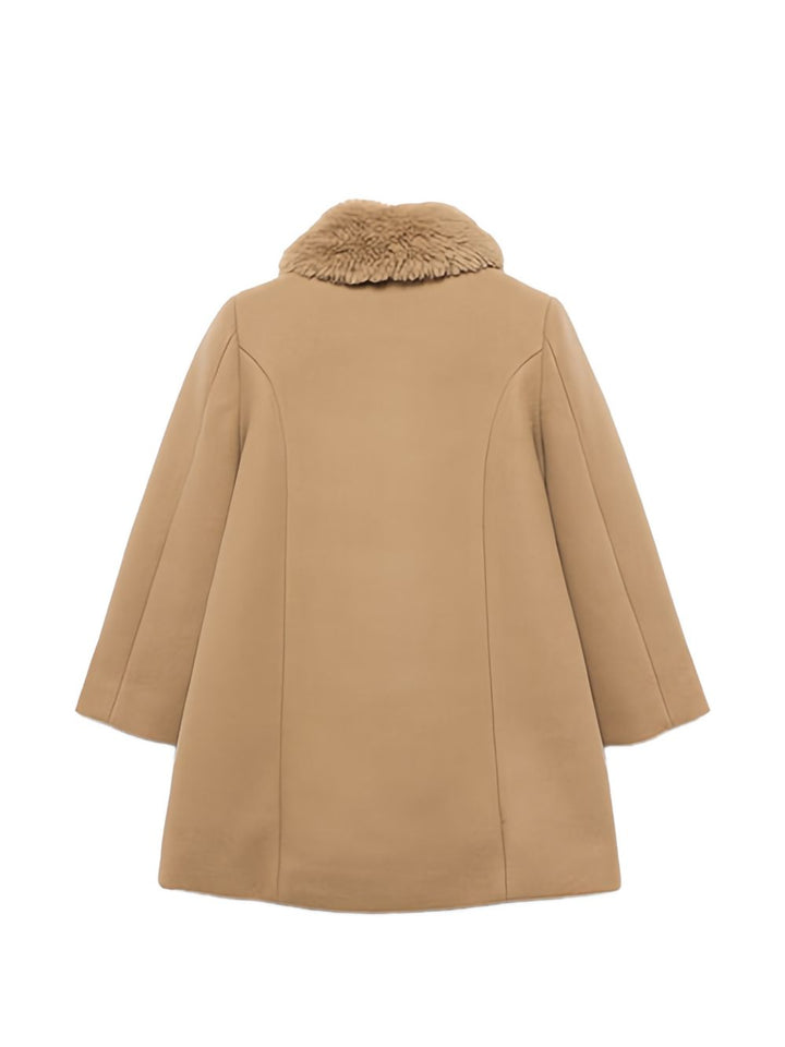 Cappotto marrone chiaro per bambina 5846 094 Abel & Lula 