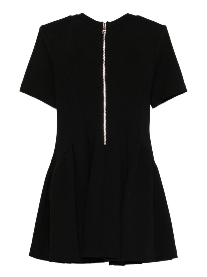 Abito nero per bambina BX1C01J0371 930 Balmain Kids 