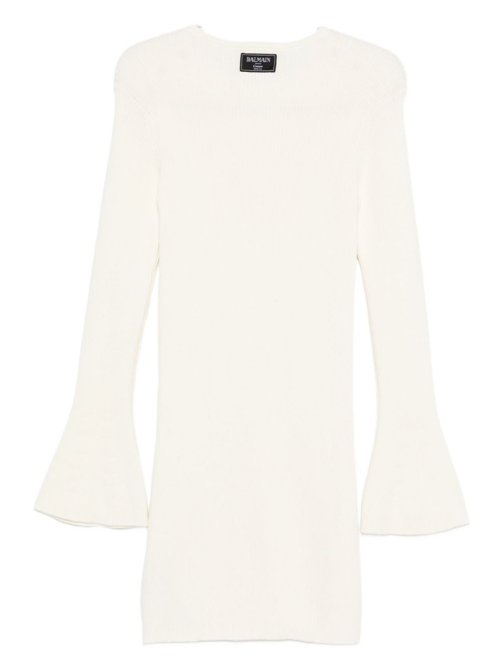 Abito bianco per bambina BX1D30Z3297 102OR Balmain Kids 
