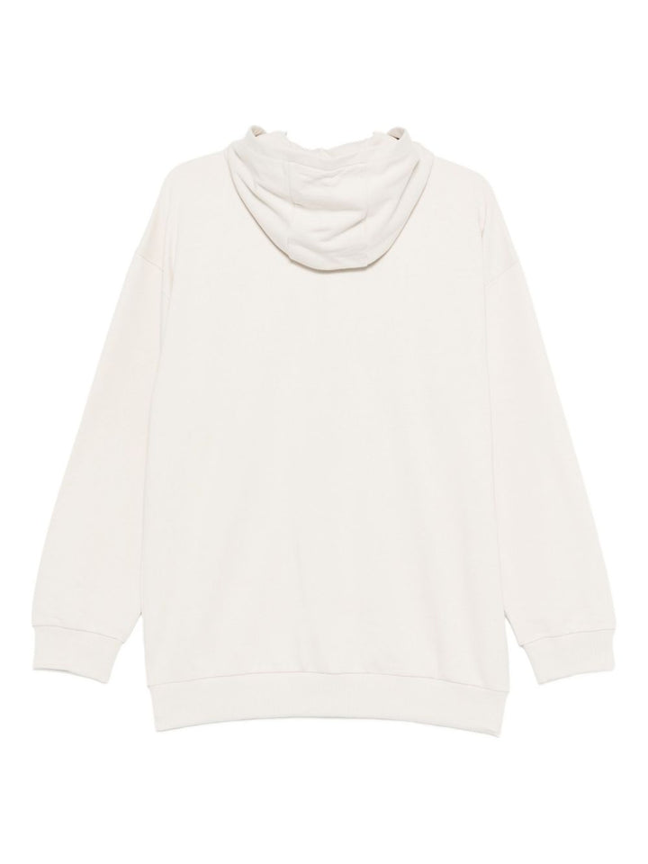 Felpa crema per bambino BX4P50Z3183 107NE Balmain Kids 
