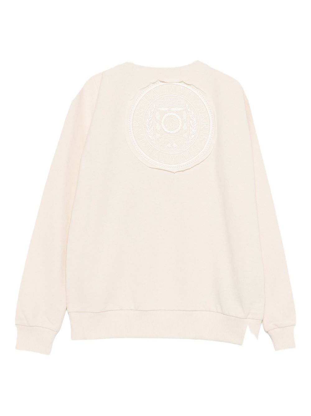 Felpa beige per bambino BX4Q40Z3183 109 Balmain Kids 