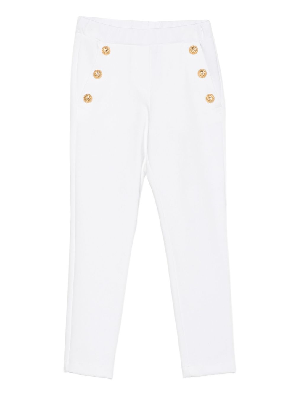 Pantalone bianco per bambina BX6C11J0371 100OR Balmain Kids 