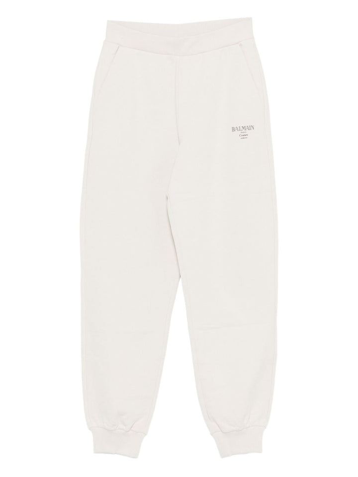 Pantalone beige per bambino BX6P40Z3183 107NE Balmain Kids 