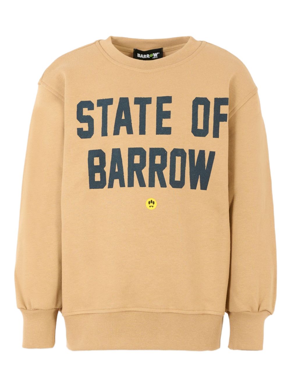 Felpa beige per bambino F5BKJUSW076 307 Barrow Kids 