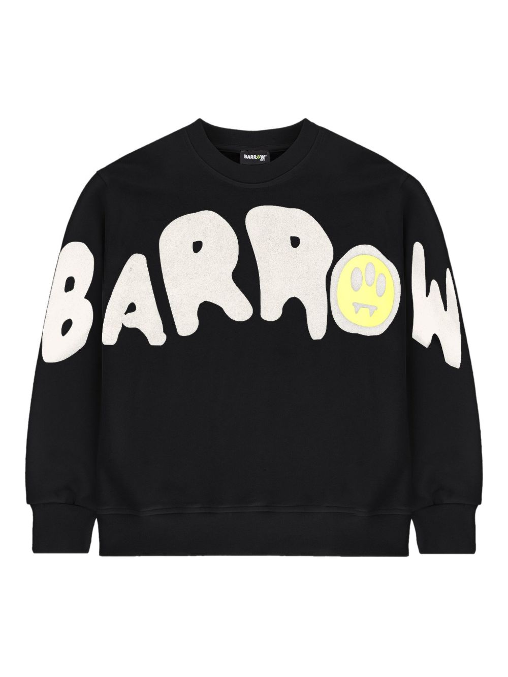 Felpa nera per bambino F5BKJUSW237 110 Barrow Kids 