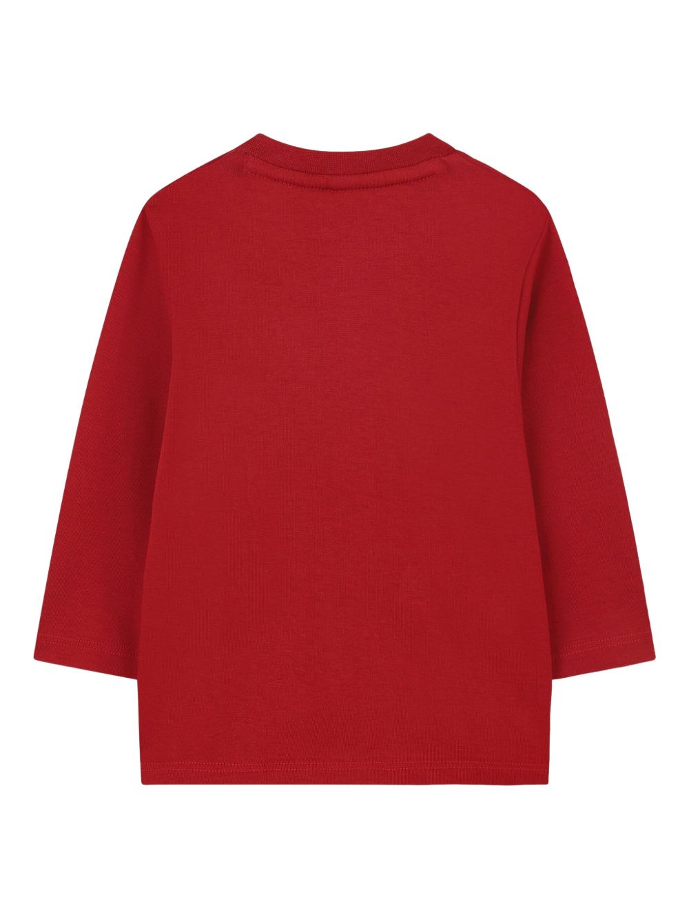 T-shirt rosso per neonato J52463 96D Boss Kids 