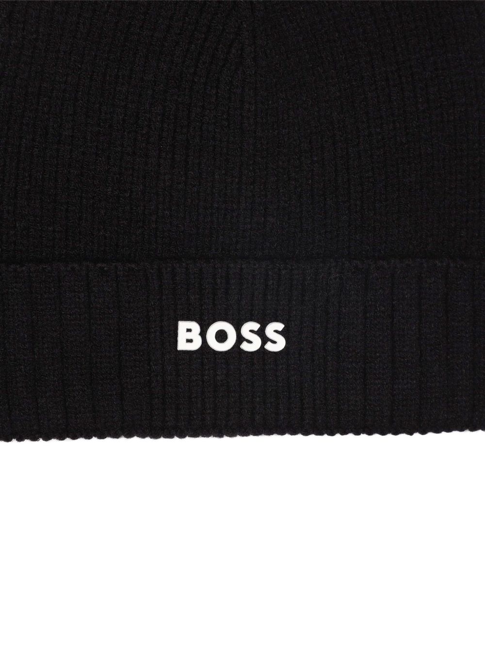 Cappello nero per bambino J52616 09B Boss Kids 