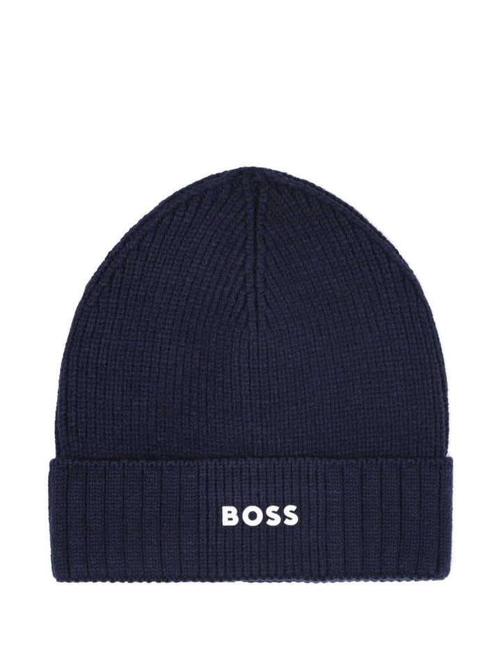 Cappello blu per bambino J52616 849 Boss Kids 
