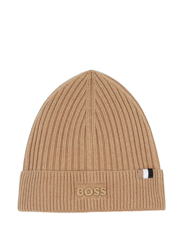 Cappello marrone chiaro per bambino J52650 269 Boss Kids 