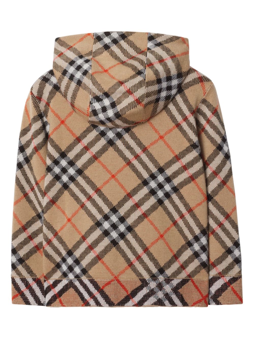 Cardigan marrone per bambina 8104314 B9368 Burberry Kids 