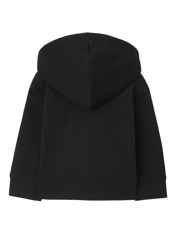 Felpa nera per neonato 8108852 A1189 Burberry Kids 