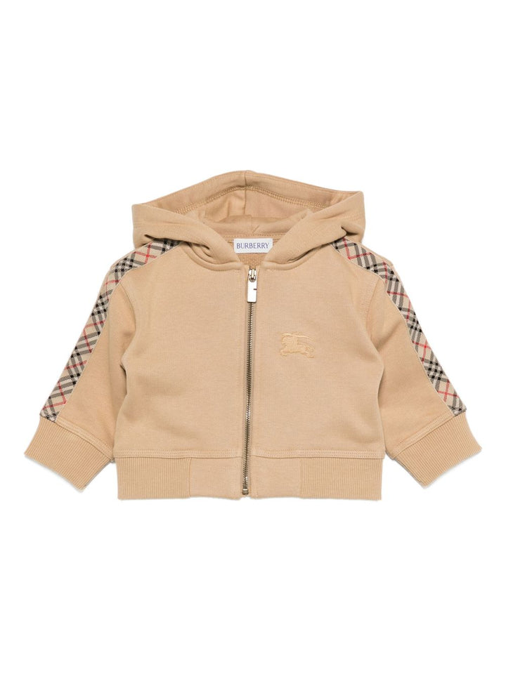 Felpa marrone chiaro per neonato 8108854 B9719 Burberry Kids 