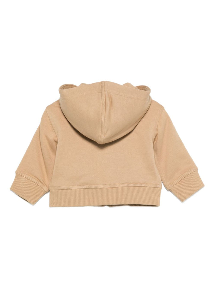 Felpa marrone chiaro per neonato 8108854 B9719 Burberry Kids 