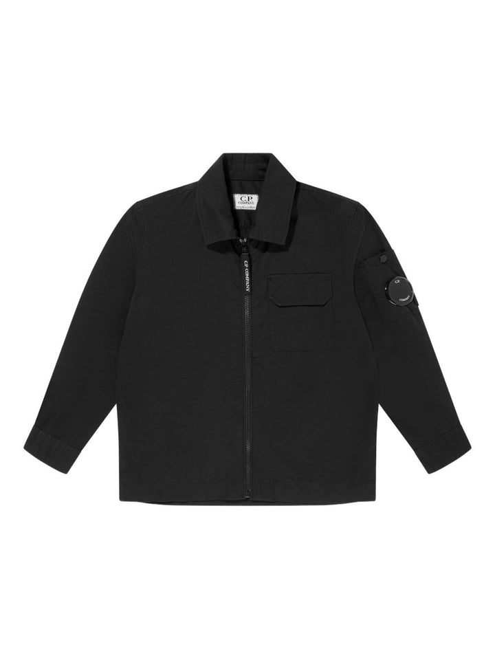 Camicia nera per bambino CNC007LOC05 60100 C.P Company Kids 