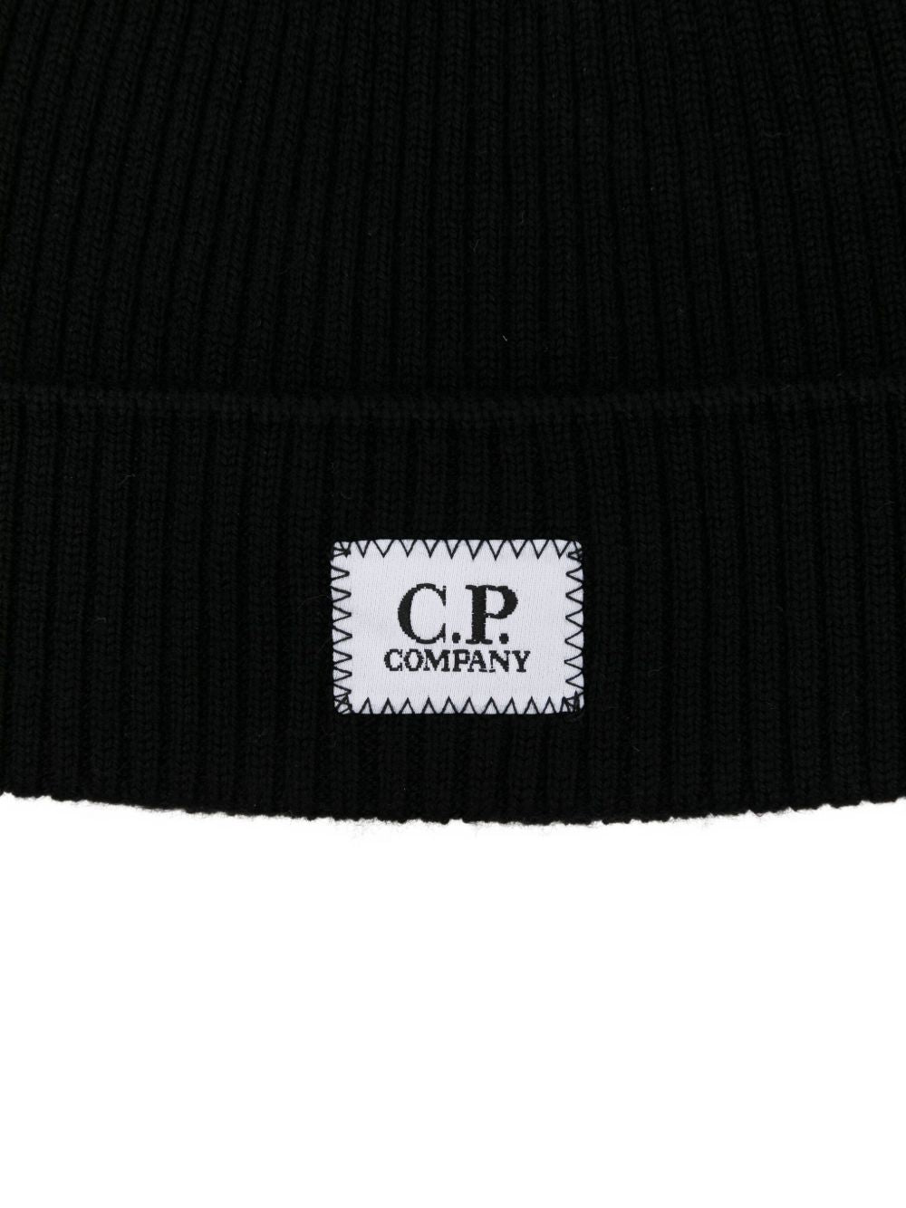 Cappello nero per bambino CNX009LHE71 60100 C.P Company Kids 