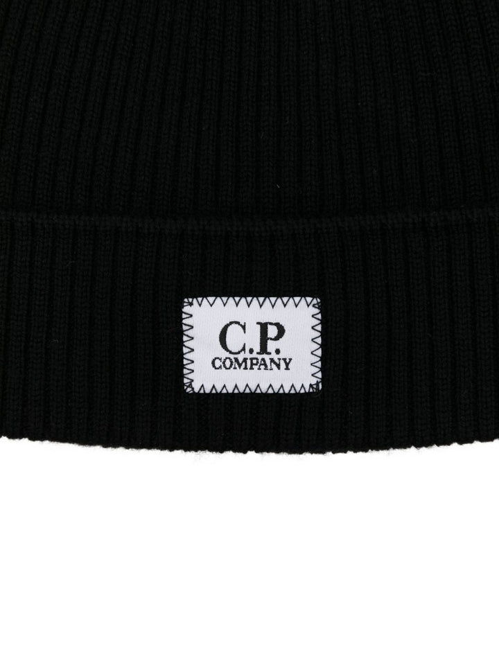 Cappello nero per bambino CNX009LHE71 60100 C.P Company Kids 