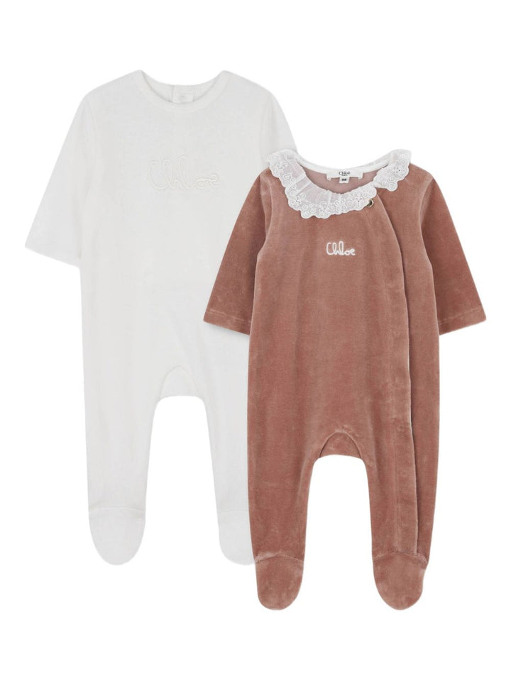 Set di 2 pigiami per neonata C20775 N02 Chloe 