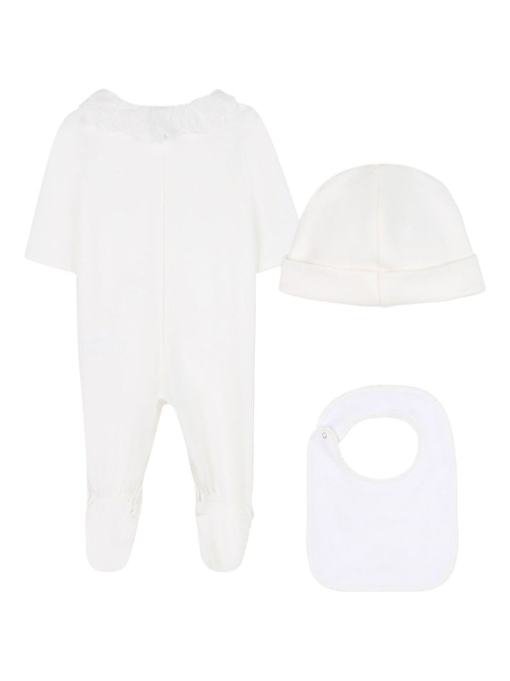 Pigiama bianco sporco per neonata C20776 117 Chloe 