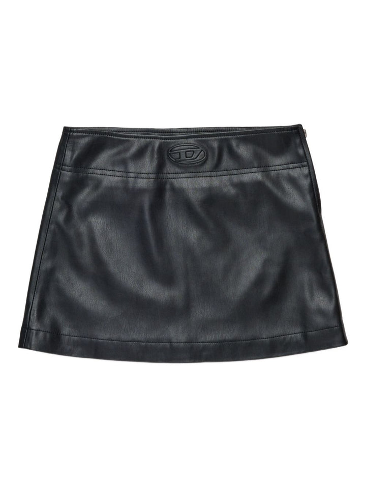 Gonna nera per bambina J02367KXB9D K900 Diesel Kids 