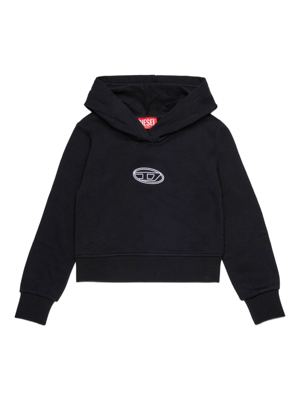 Felpa nera per bambina J02416KYAX3 K900 Diesel Kids 