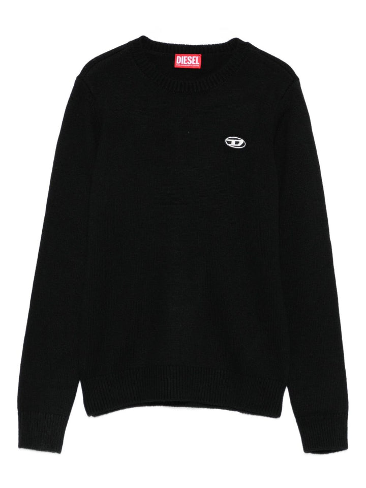 Maglione nero per bambino J02430KYAYX K900 Diesel Kids 