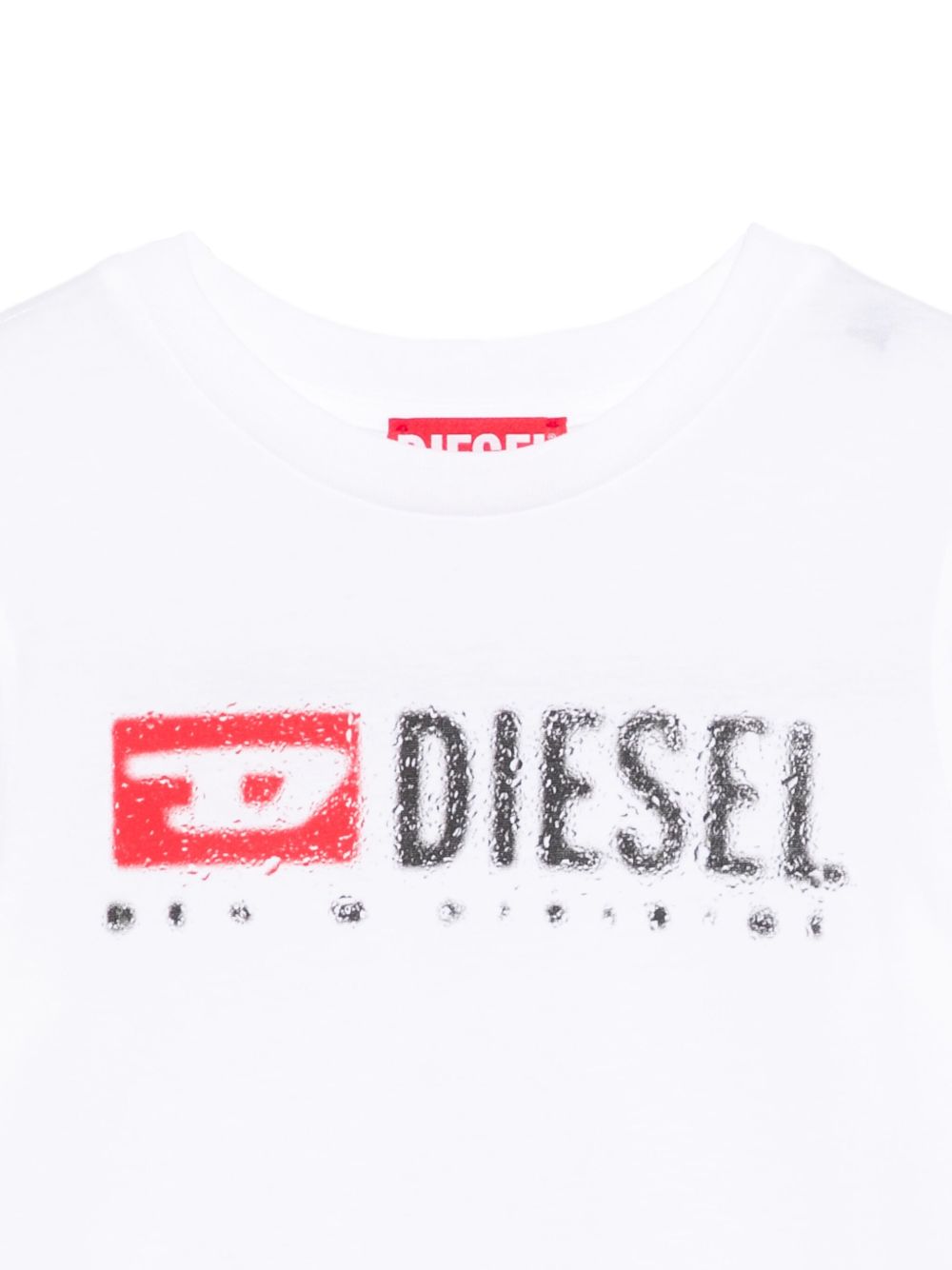T-shirt bianco per bambino J0247400YI9 K100 Diesel Kids 