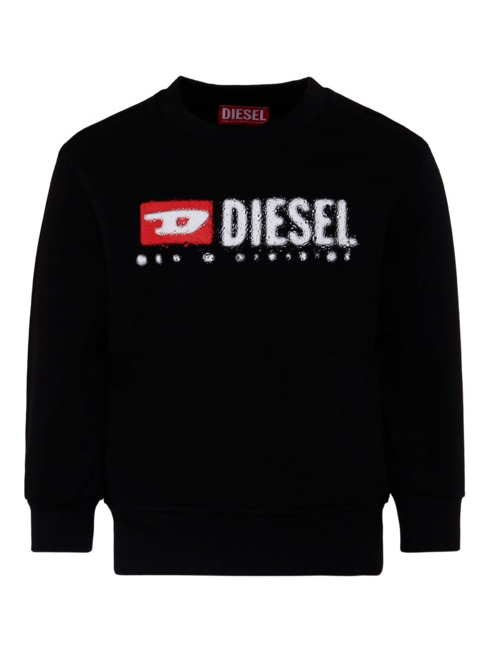 Felpa nera per bambino J02483KYAZ3 K900 Diesel Kids 