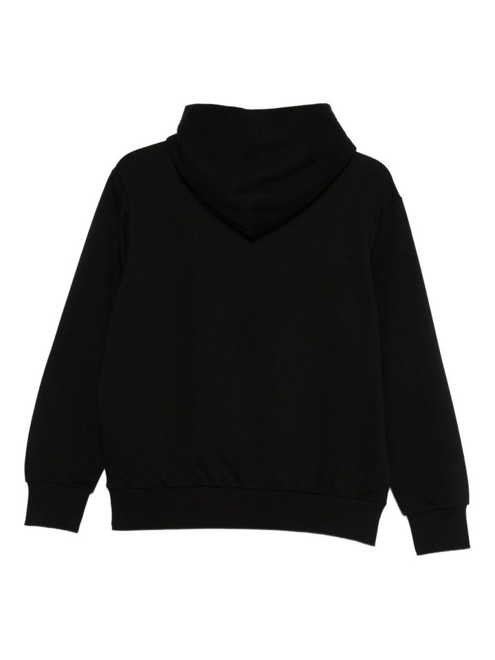 Felpa nera per bambino J02485KYAZ3 K900 Diesel Kids 