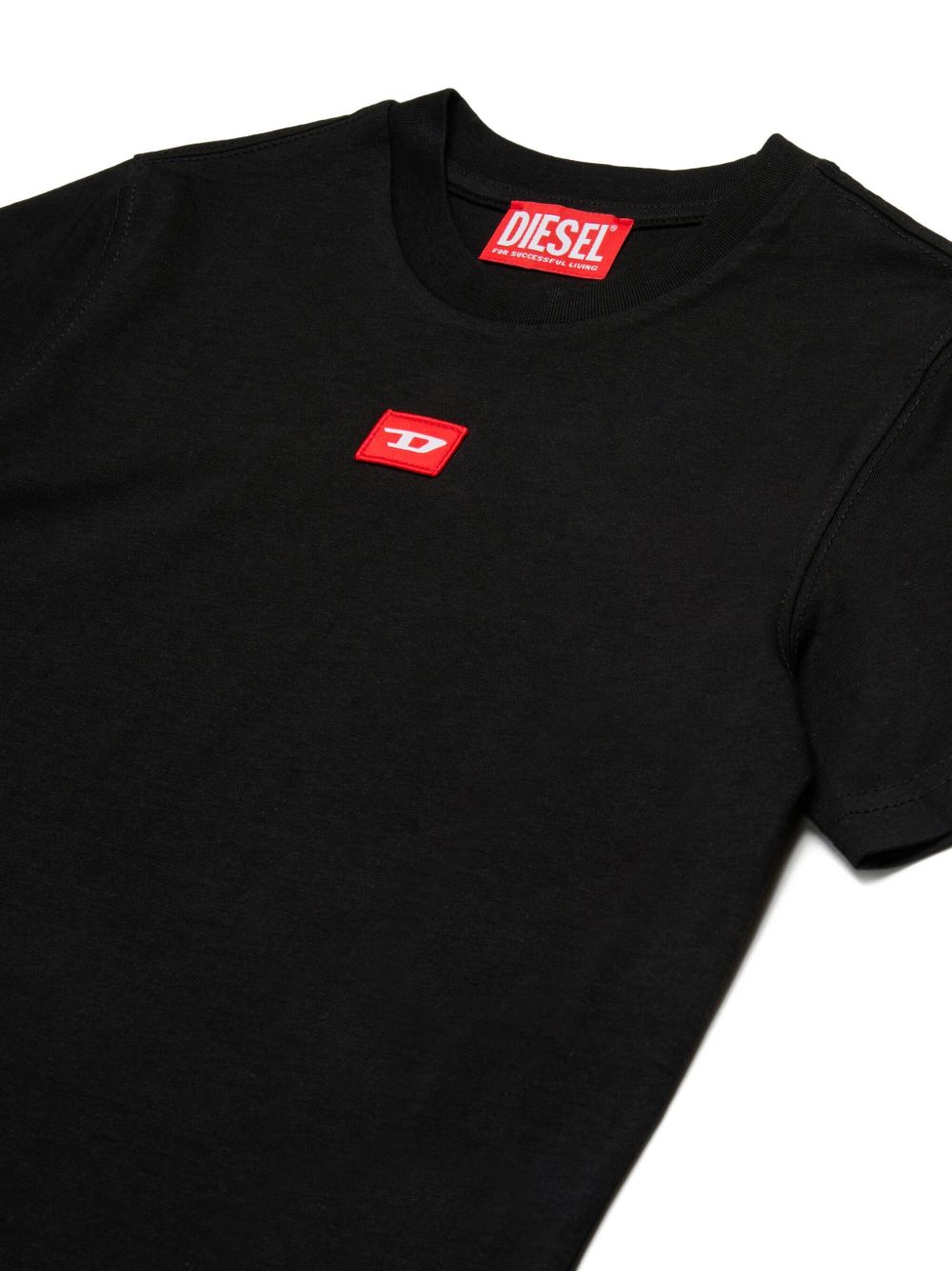 T-shirt nero per bambino J025010GRAI K900 Diesel Kids 