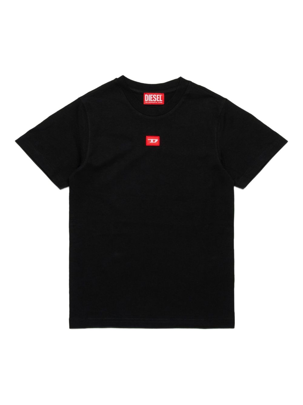T-shirt nero per bambino J025010GRAI K900 Diesel Kids 
