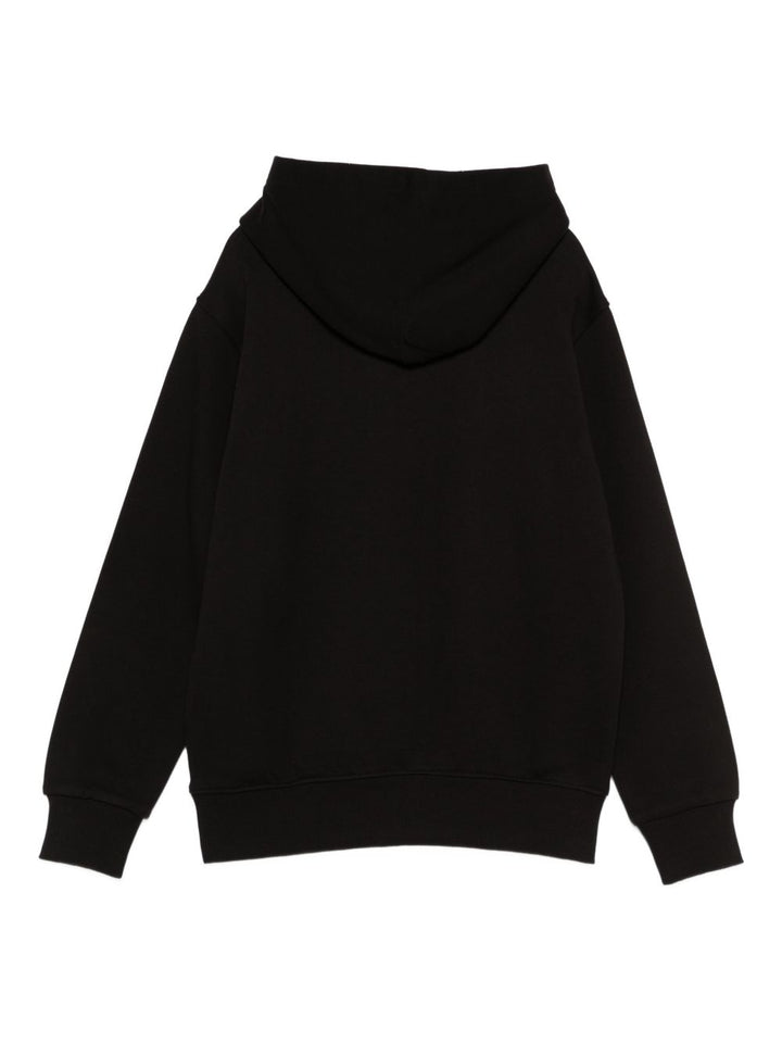 Felpa nera per bambino J025020GEAD K900 Diesel Kids 
