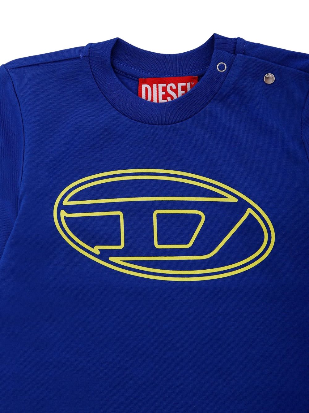 T-shirt blu elettrico per neonato K0071200YI9 K89G Diesel Kids 