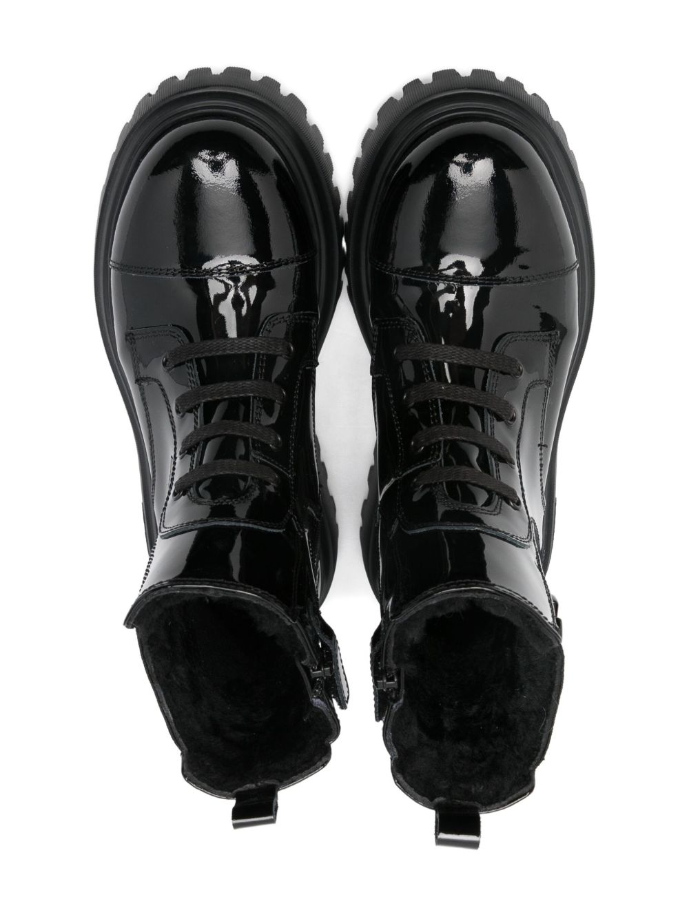Stivali neri per bambina D11360AW623 80999 Dolce & Gabbana Kids 