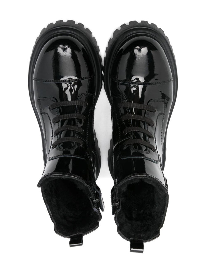 Stivali neri per bambina D11360AW623 80999 Dolce & Gabbana Kids 