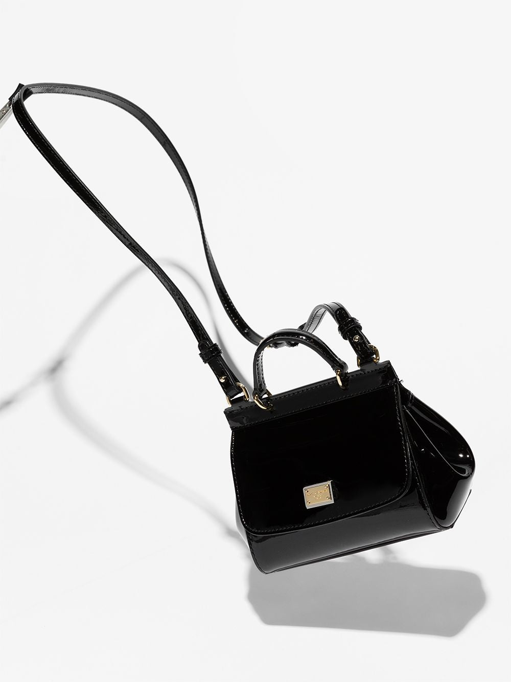 Borsa nera per bambina EB0003A1067 80999 Dolce & Gabbana Kids 