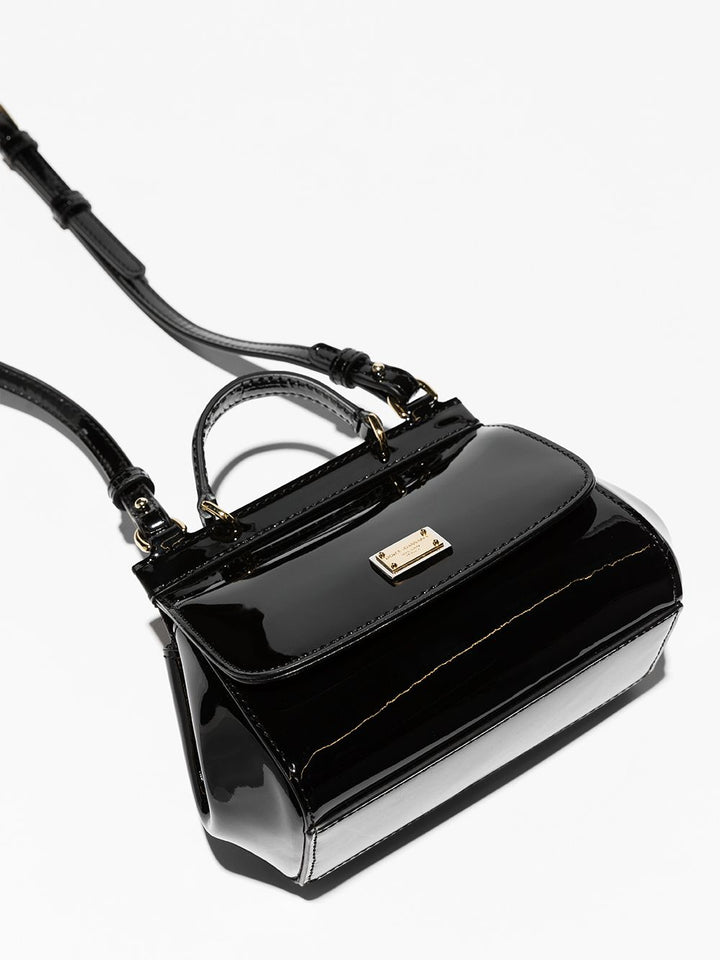 Borsa nera per bambina EB0003A1067 80999 Dolce & Gabbana Kids 